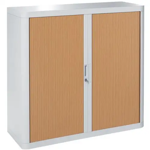 Armadio basso con ante a serranda in kit EasyOffice 104 cm