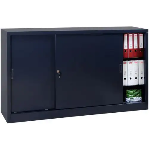 Armadio da montare con ante scorrevoli - Basso - Larghezza 180 cm - Manutan Expert