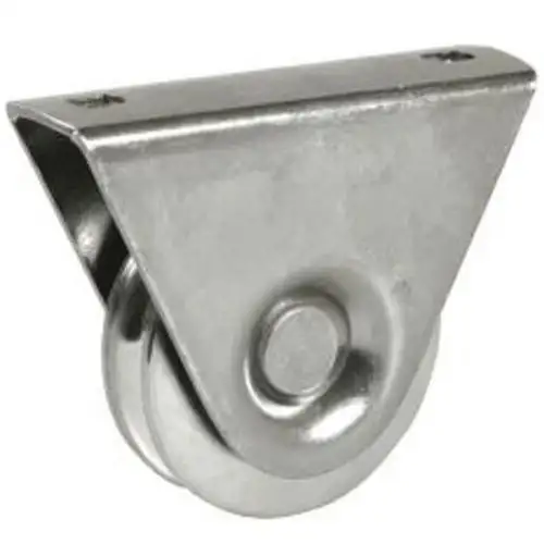 Ruota con gola e supporto esterno - Portata 150 kg