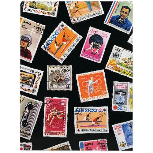 Album per francobolli Sportivi pagine nere