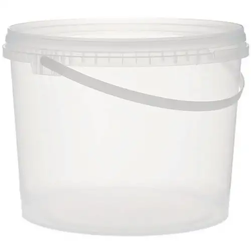 Secchio trasparente con coperchio – Da 1 a 10 L