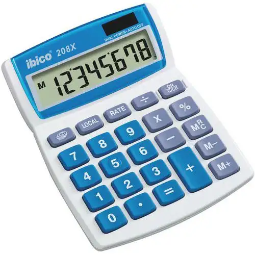 Calcolatrice da tavolo 208X - Ibico
