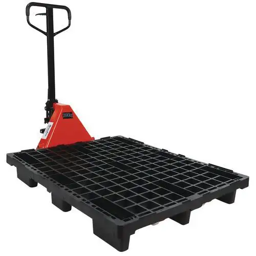 Transpallet manuale portata 2000 kg + 15 pallet 1200x1000 mm - Manutan Expert