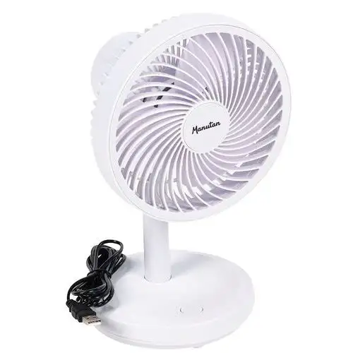 Ventilatore da tavolo USB 5 con oscillazione - Manutan Expert