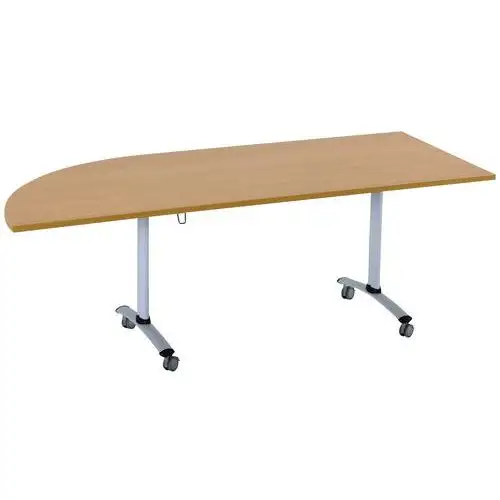 Tavolo con piano laminato Axe ad angolo a sinistra - Manutan Expert