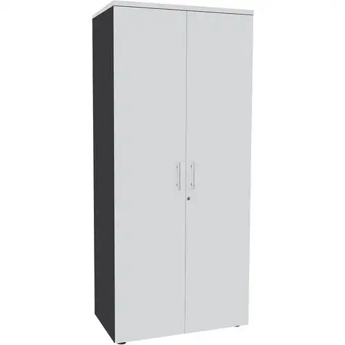 Armadio alto Urban maniglia lucida 180x80 cm 4 ripiani - Da montare