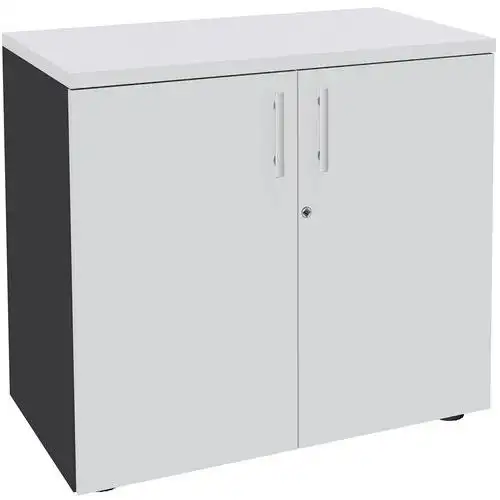 Armadio basso Urban maniglia lucida 72x80 cm 1 ripiano - Da montare