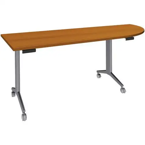 Tavolo Idora 200x80 cm angolo dx piede alluminio