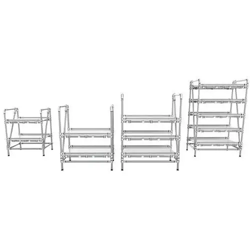 Scaffalatura singola con bordo anticaduta - Trilogiq