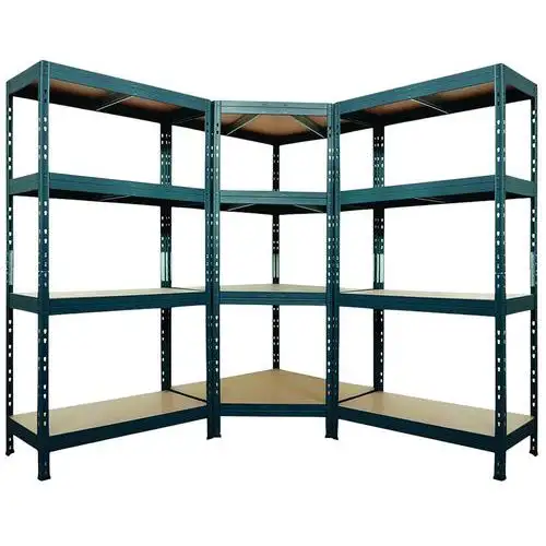Kit 1 scaffalatura d'angolo + 2 scaffalature leggere - Manutan Expert