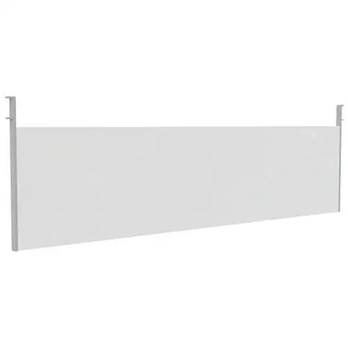 Pannello di fondo bianco per scrivania X4
