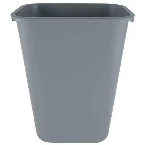 Cestino rettangolare grigio singolo per ufficio - 39L - Rubbermaid