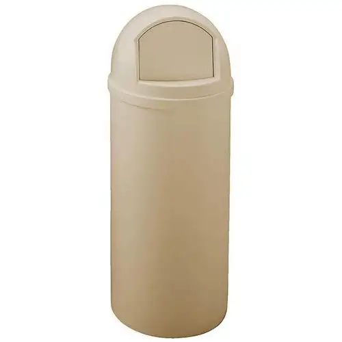Pattumiera Marshall a cupola - 57 L - Beige - Rubbermaid