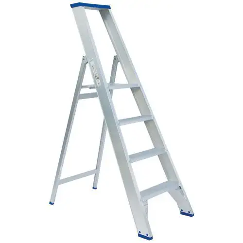 Scaletta professionale rivestita di poliestere - Da 4 a 6 gradini - Solide