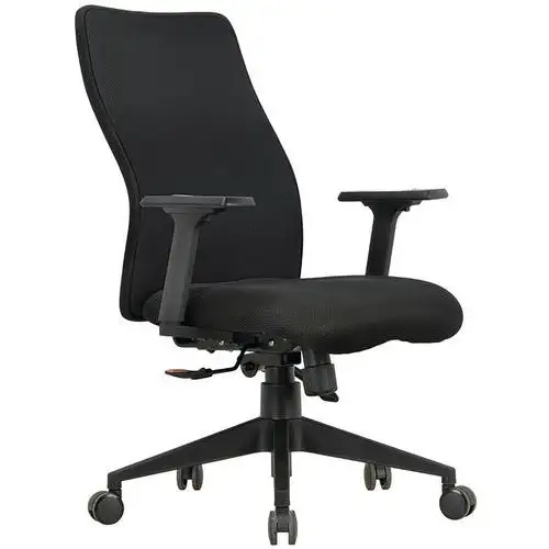 Sedia da ufficio con schienale medio Penelope - Base nera - Manutan Expert