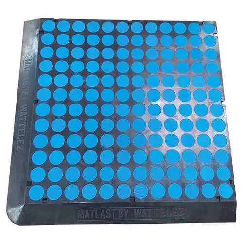 Tappeto antifatica Matlast - 55,5 x 55,5 cm - 2 bordi - Wattelez