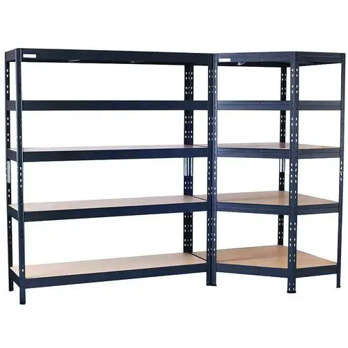 Kit 1 scaffalatura d'angolo + 1 scaffalatura leggera - Manutan Expert