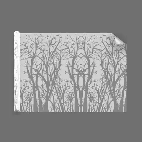 Pellicola decorativa smerigliata con alberi - Luminis