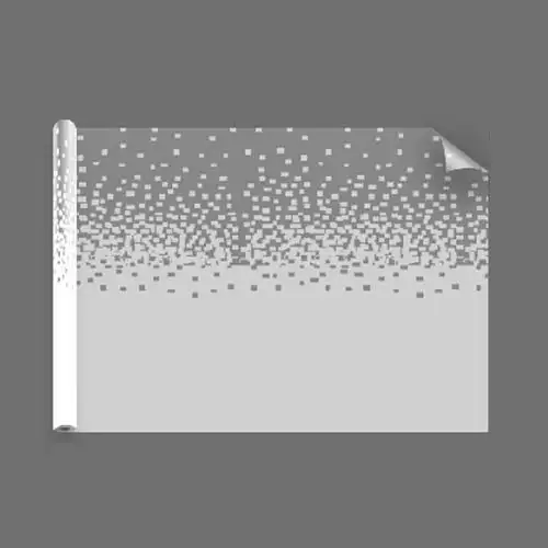 Pellicola decorativa smerigliata con motivi pixel degressivi - Luminis