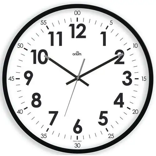 Orologio al quarzo silenzioso Oris Ø 40 cm nero - Orium