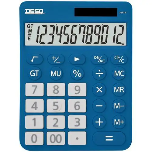 Calcolatrice Large Desq New Generation 12 tasti - Desq