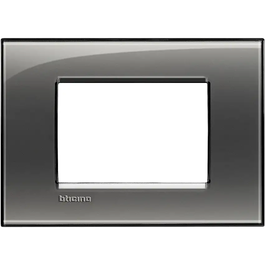 Living Placca 3P Fumo di Londra - BTicino Serie Living