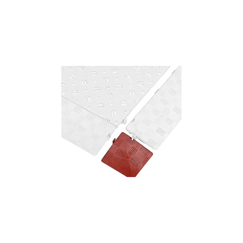 Angolare, conf. da 4 pz. lungh. x largh. x alt. 120 x 120 x 25 mm