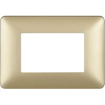 BTicino AM4803MGL Matix placca 3 moduli Gold