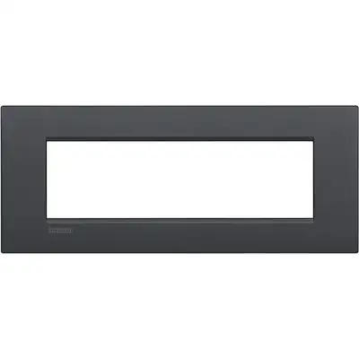 BTicino LNC4807AR - Placca 7P Antracite Living Light AIR
