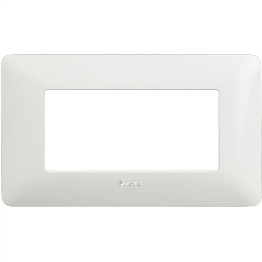 Matix Placca 4 Posti Bianco Bticino - Accessorio per Serie Civile