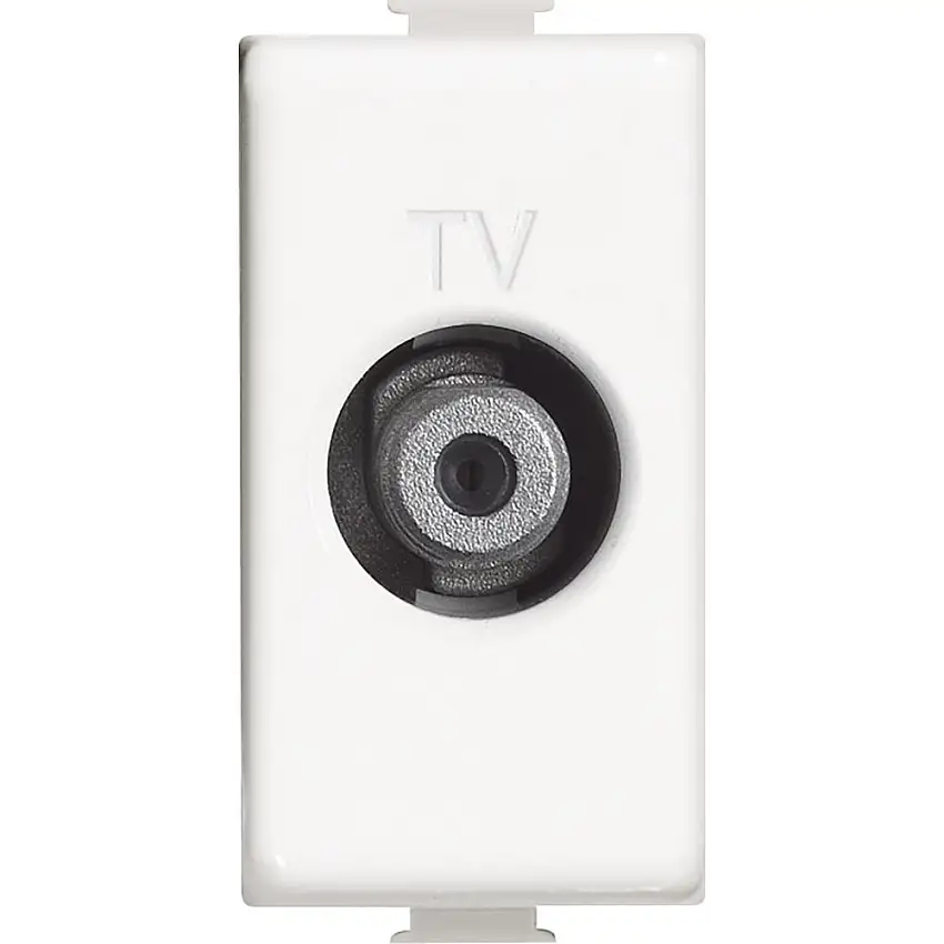 Presa tv coassiale tipo F "LINEA MATIX" Bticino