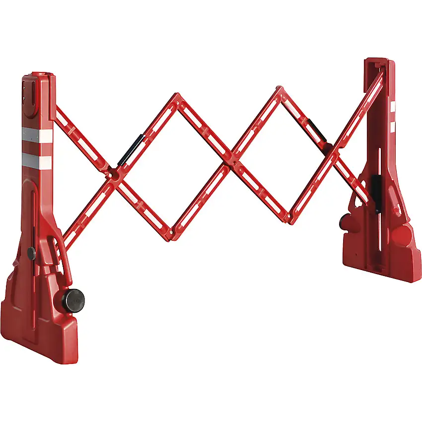 Barriera estensibile, PVC – PROCITY con sistema salvaspazio integrato
