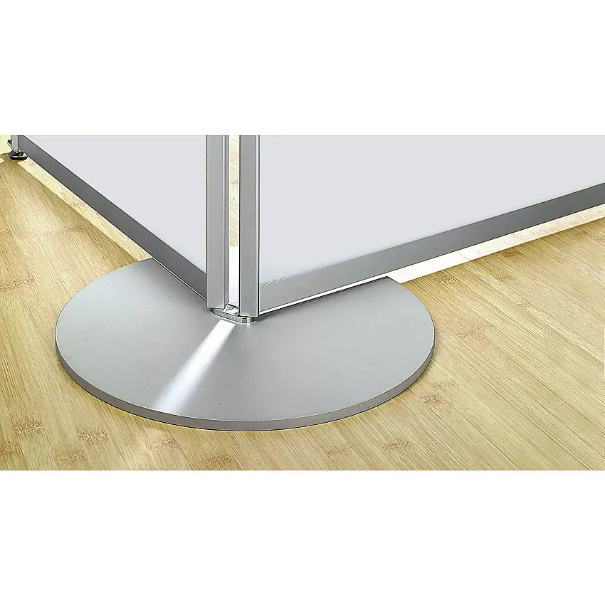 Basamento tondo metallico – eurokraft pro alluminio brillante RAL 9006