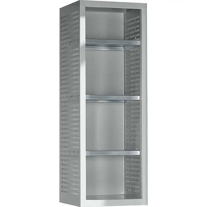Box con 3 ripiani per armadi per strumenti e materiale di pulizia
