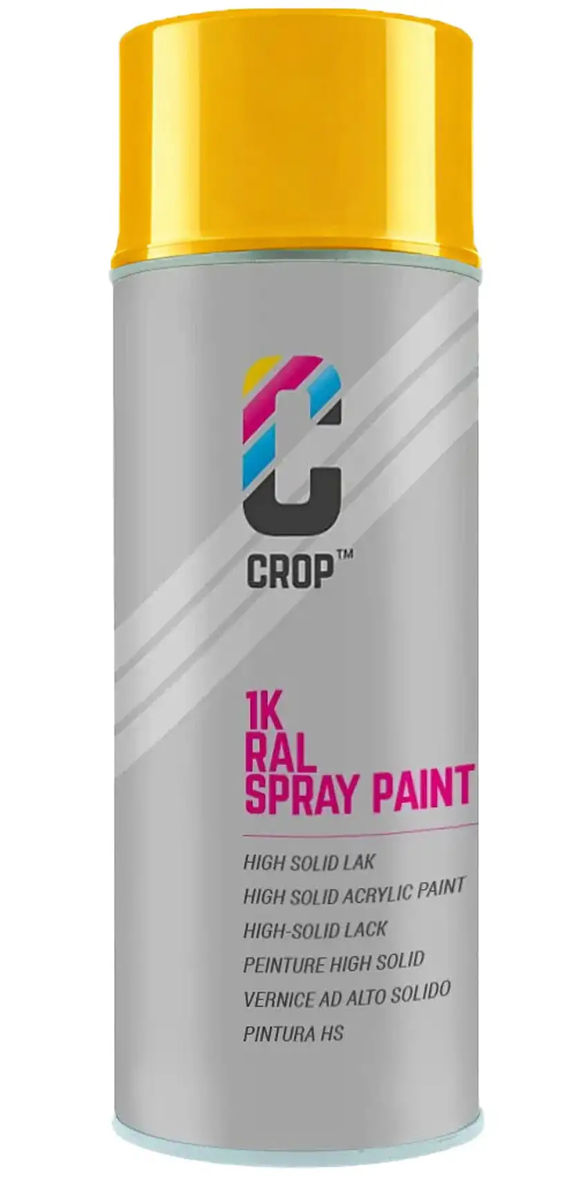 CROP Bomboletta Spray Giallo Zafferano Lucido RAL 1017 - 400ml