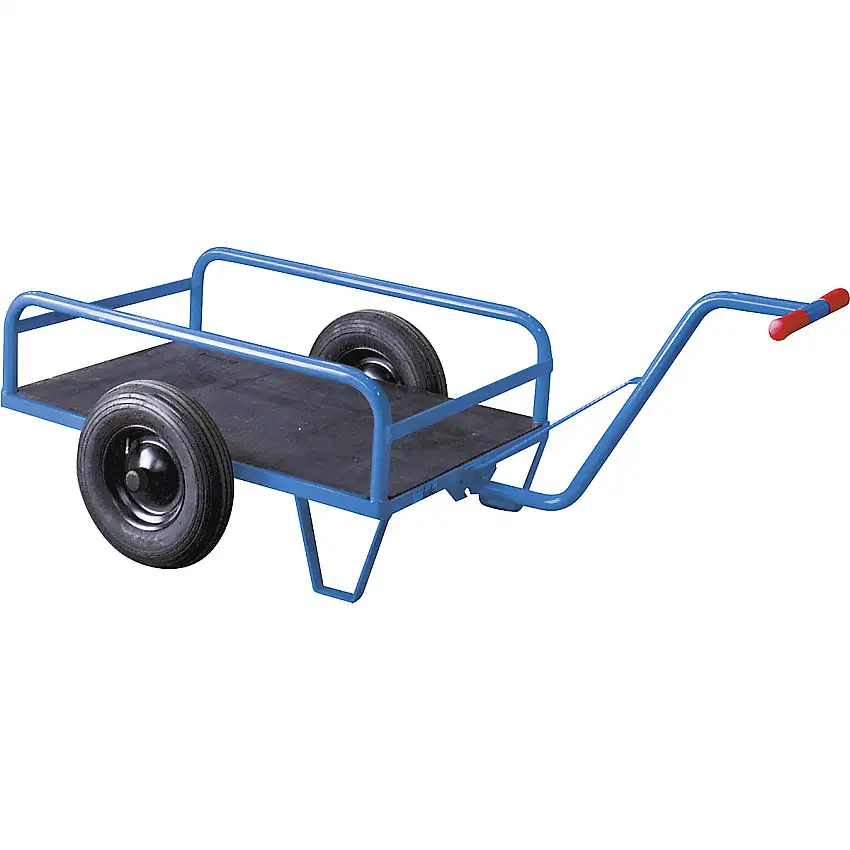 Carrello a due ruote – eurokraft pro con sponde tubolari
