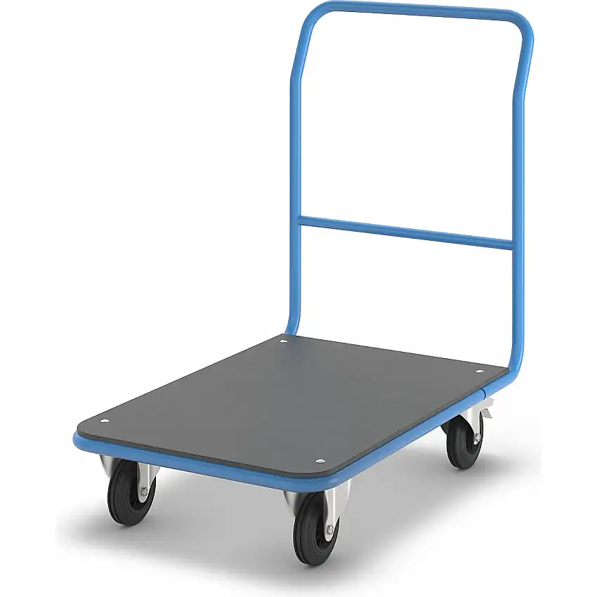 Carrello a pianale – eurokraft pro con impugnatura fissa