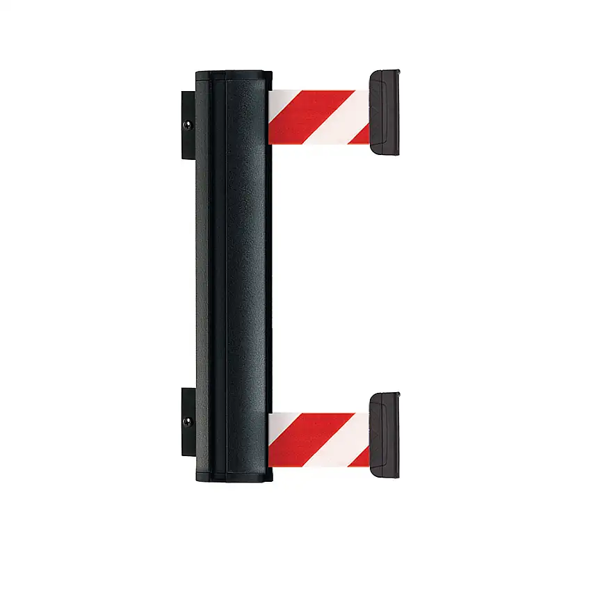 Cassetta portanastro in alluminio DOUBLE estrazione nastro max 3700 mm