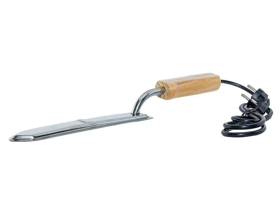 Coltello disopercolatore elettrico per apicoltura doppia lama Inox