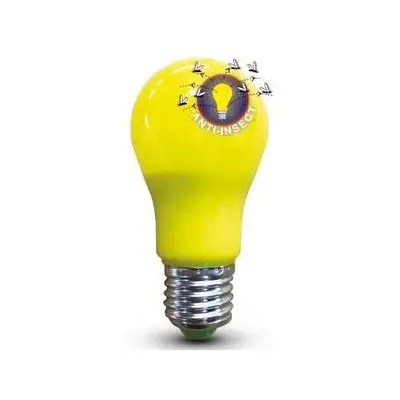 Duralamp LA60AI - Lampada LED Goccia Anti-insetti 7W E27 1700K