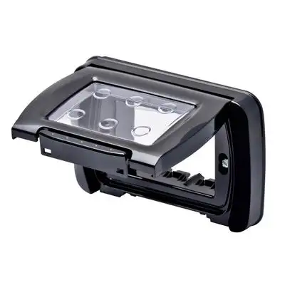 Gewiss GW22462 - Placca Stagna 4 Posti Nero System