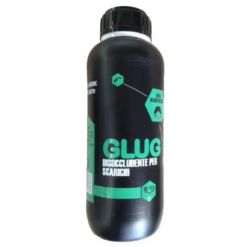 Disgorgante "Glug" sgorgante liquido per tubature acido stura lavandini Lt 1
