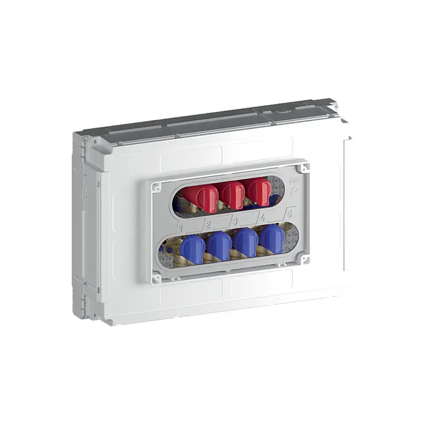 TECO Kit Collettore Sanitario Multi Intercettazione da Incasso Modello K4.3 - Uscite 4+3 e 5+4