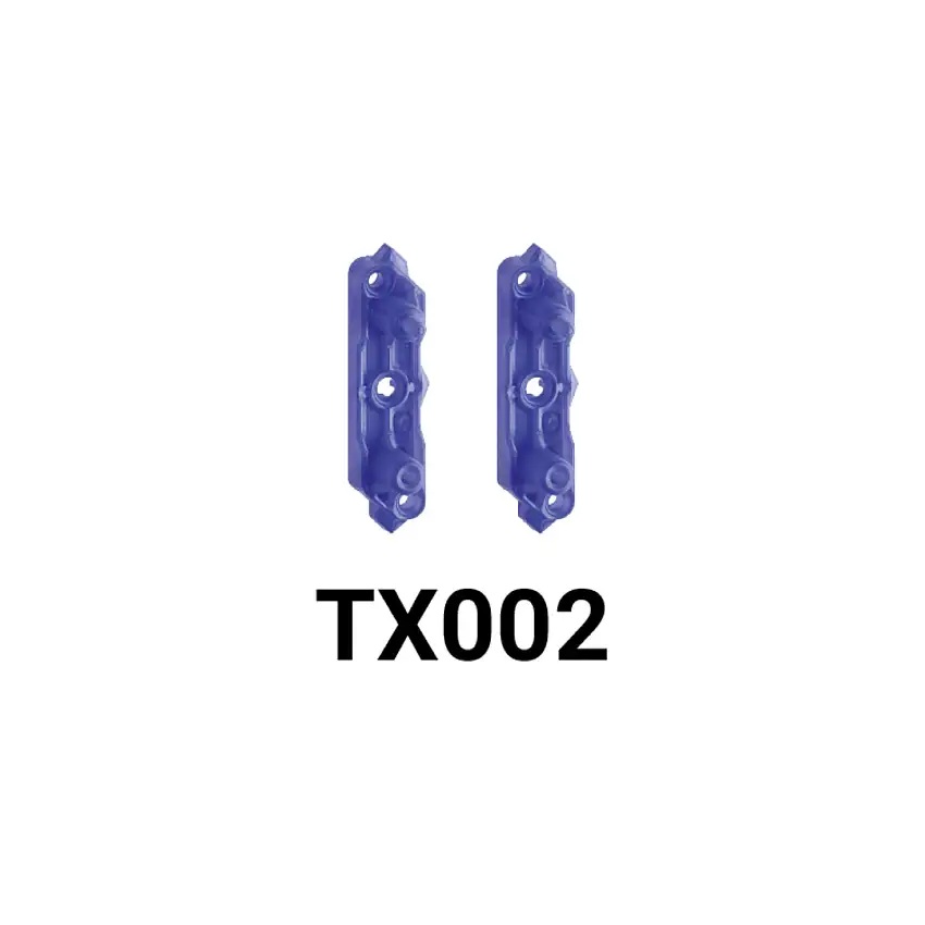 TECO K-BLOC Staffe di Fissaggio Basse TECOFIX - Cod. TX002 (10 pz.)
