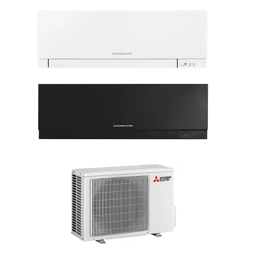 Condizionatore Climatizzatore Mitsubishi Electric Dual Split inverter Kirigamine Zen MSZ-EF R-32 9000+12000 MSZ-EF25VGKW+MSZ-EF35VGKB con MXZ-2F42VF4 9+12