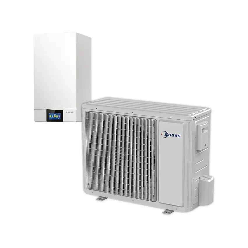 Pompa di Calore Aria/Acqua a Due Sezioni Inverter Rhoss Electa-Ecos-B 4 kW MHAITI 104 + IUB 06 R-32 A+++
