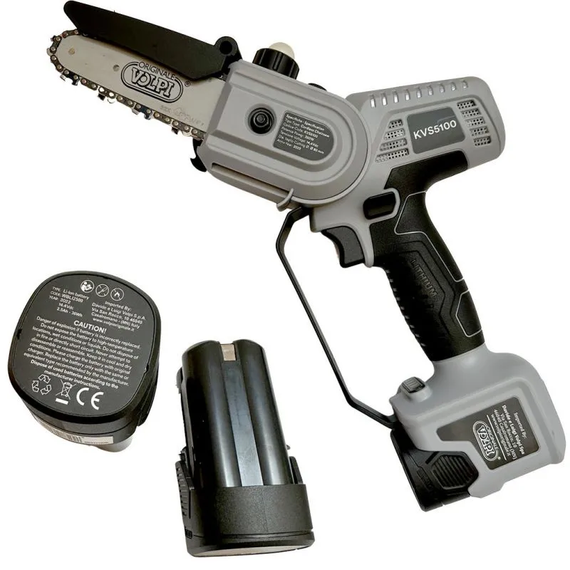 KVS5100 potatore VolpiOriginale Brushless a batteria con due batterie litio mini sega KVS 5100