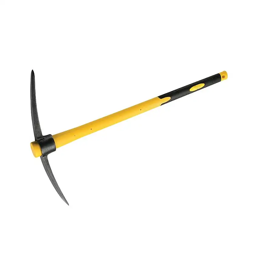 Piccone in acciaio forgiato con manico in resina e impugnatura antiscivolo 1,5 kg