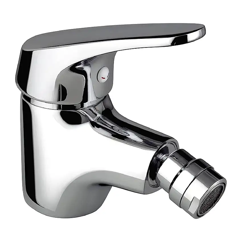 Miscelatore monocomando per bidet "urano" con piletta di scarico 1"1/4"