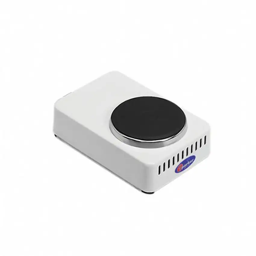 Fornello elettrico da campeggio 450 W temperatura regolabile con piastra in ghisa 8 cm